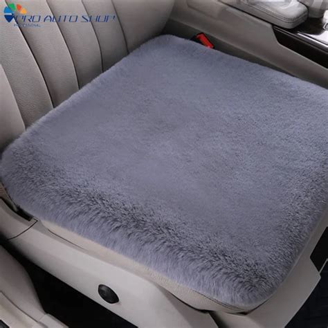 Warm Car Seat Cover Universal Winter Plush Cushion Single Seat Square