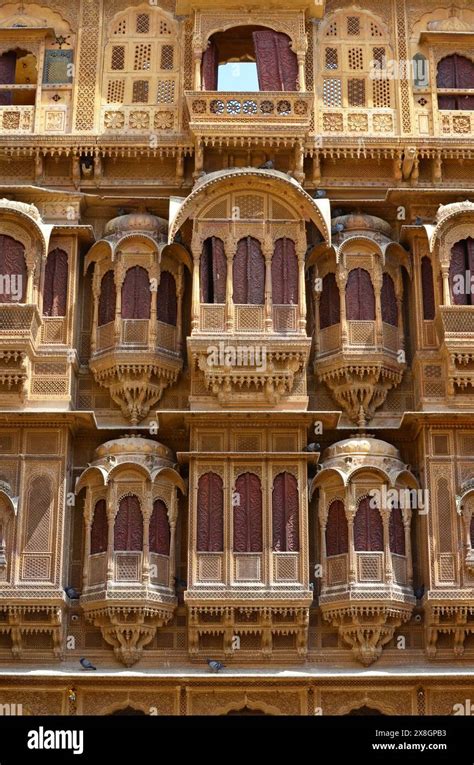 Historic Haveli Jaisalmer Rajasthan India Stock Photo Alamy