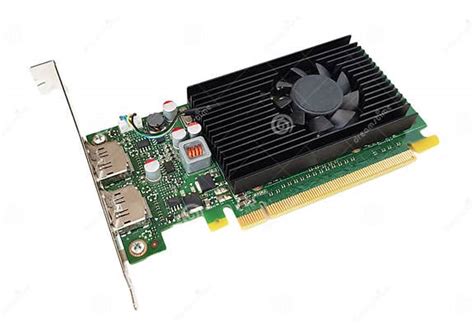 desktop computer pci express graphics card stock image image  hdmi