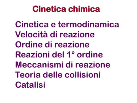 Ppt Cinetica Chimica Powerpoint Presentation Free Download Id 5608814