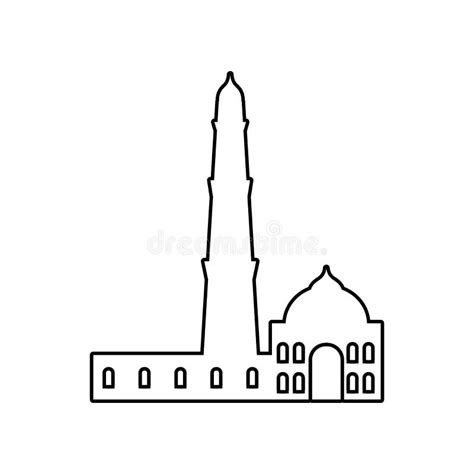 13+ Qutub Minar Outline in Transparent PNG [1.4mb] - Cool PNG House