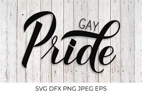 Gay Pride Lettering Graphic By LaBelezoka Creative Fabrica