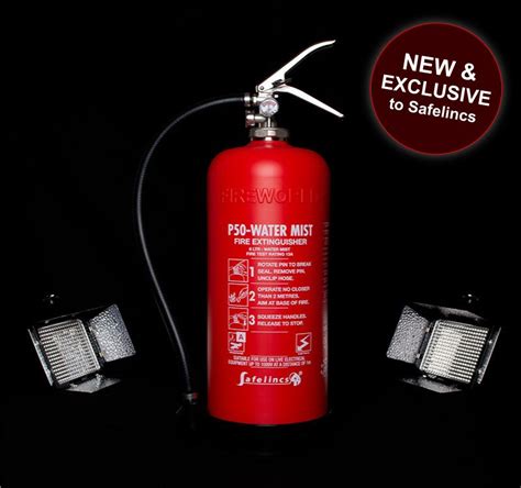 Exclusive To Safelincs New P Water Mist Service Free Extinguisher