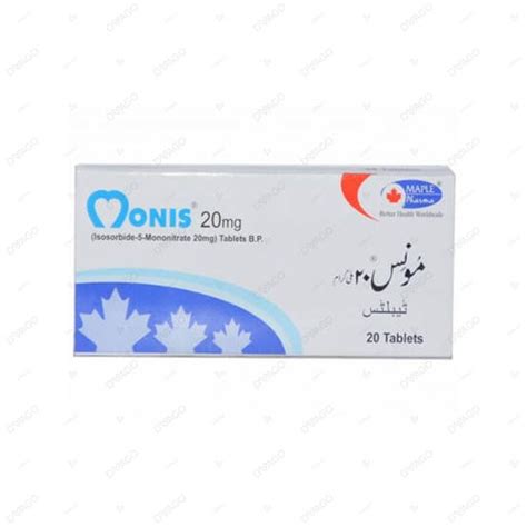 Buy Ismo 20 Tablets 20mg Health Online Pharmacy — Dvago®