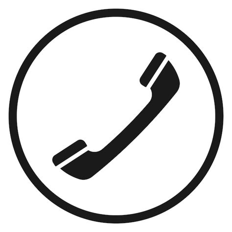 Premium Vector | Phone handle icon Call symbol Telephone sign