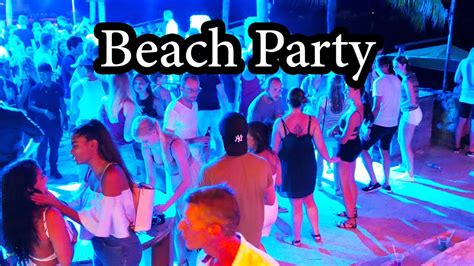 Curacao Nightlife Wet And Wild Beach Club At Mambo Beach Youtube