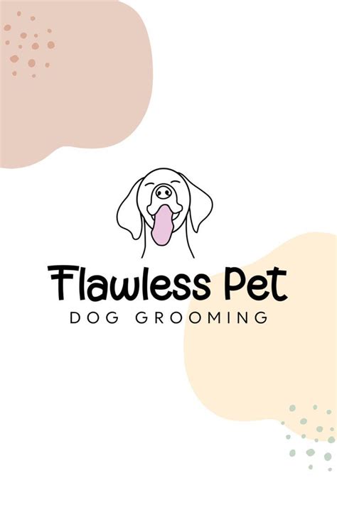 Dog Grooming Logo, Bulldog Logo, Premade Logo, Dog Logo, Pet Grooming ...