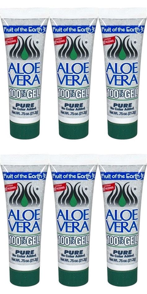 Fruit Of The Earth Aloe Vera Gel Tube Oz Travel Size Pack Of