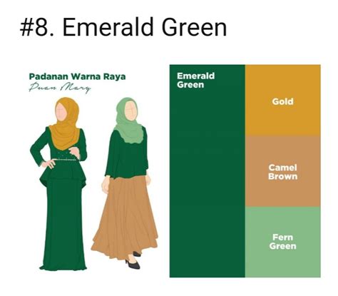 Baju Hijau Lumut Sesuai Dengan Tudung Warna Apa Padanan Warna