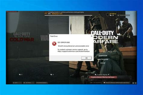 Dev Error 6068 In Modern Warfare How To Fix This DirectX Bug