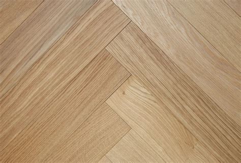 Herringbone Engineered Wood Flooring Natural Brushed Uv Oiled Oak 14x90x450mm