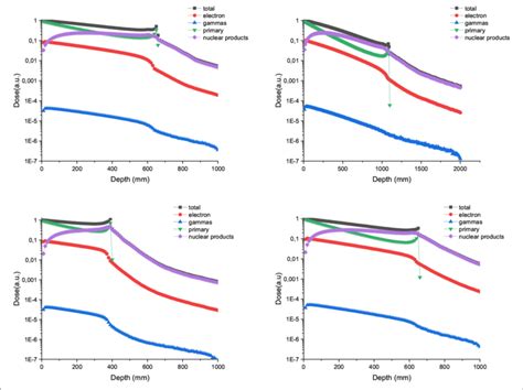 Relative Dose Deposition Of Primary And Secondary Particles To The