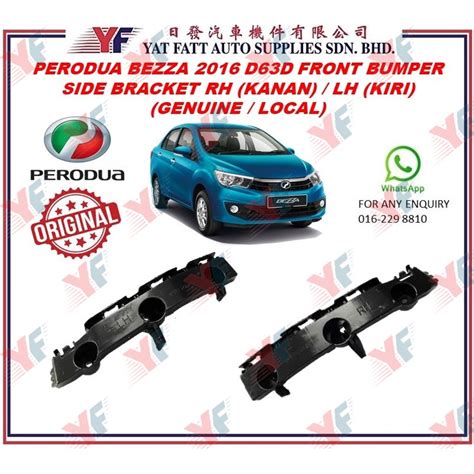 Perodua Bezza D D Front Bumper Side Bracket Rh Kanan Lh Kiri