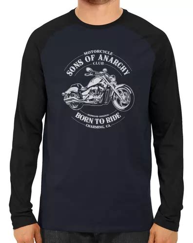 Camiseta Raglan Manga Longa Sons Of Anarchy Jax Opie Samcro