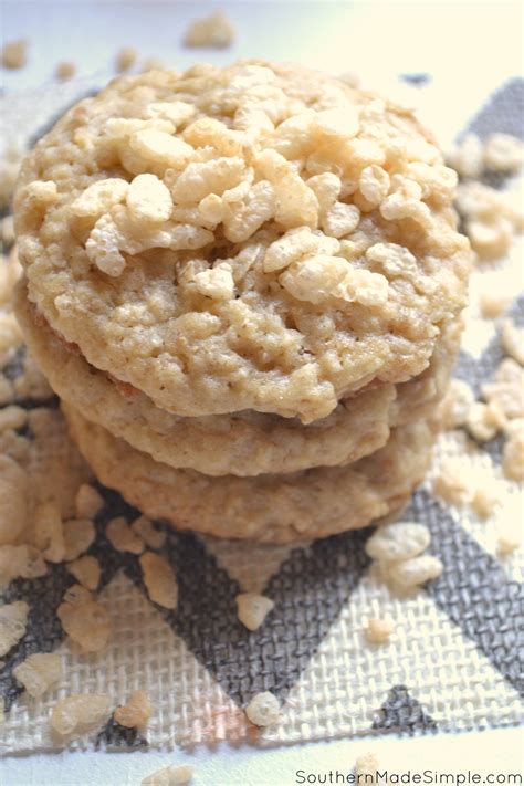 Cookies Made With Rice Krispies
