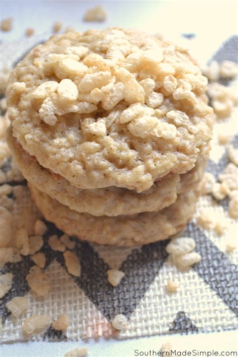 Oatmeal Rice Krispie Cookies - Southern Made Simple