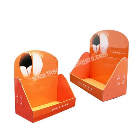 Collapsable Corrugated Box Cardboard Display Shelves Counter Display