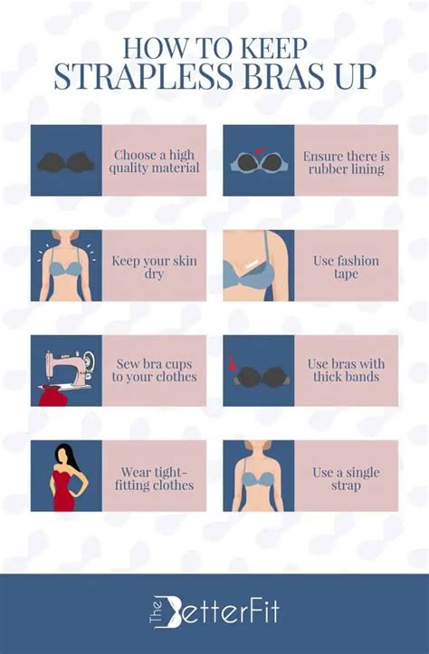 How To Keep Your Pesky Strapless Bra Up And On Thebetterfit