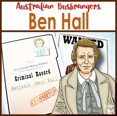 Ben Hall Australian Bushranger Activity Pack | Aussie Star Resources