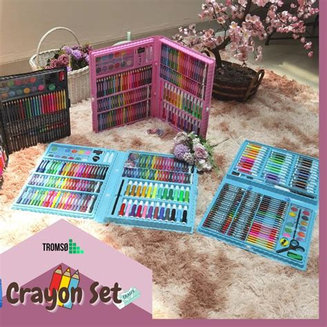 Jual Hot Alat Gambar Lukis Crayon Spidol Pensil Warna Cat Set