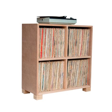 Rack Para Discos De Vinil MDF CRU AM 33 Serena Nichos