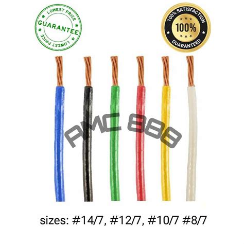 Electrical Wire Stranded Copper Wire Price Per Meter Shopee