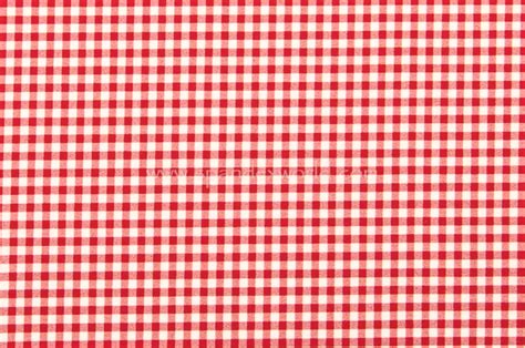 Checkered Print White Red