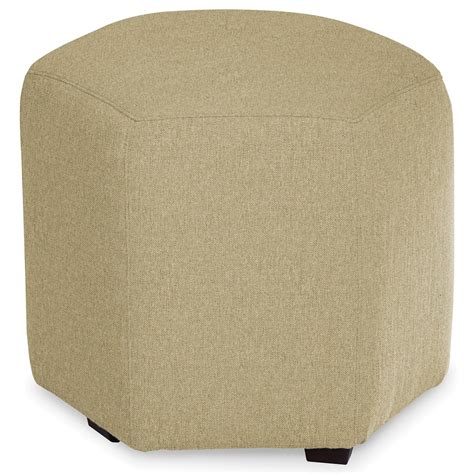 Craftmaster 043200 043200 Sugarshack 10 Accent Hexagon Ottoman Lindy