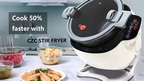 Cook 50 Faster！automatic Wok Intelligent Stir Fry Rice Cooking Machine