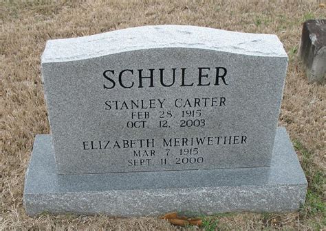 Stanley Carter Schuler 1915 2003 Find A Grave Memorial