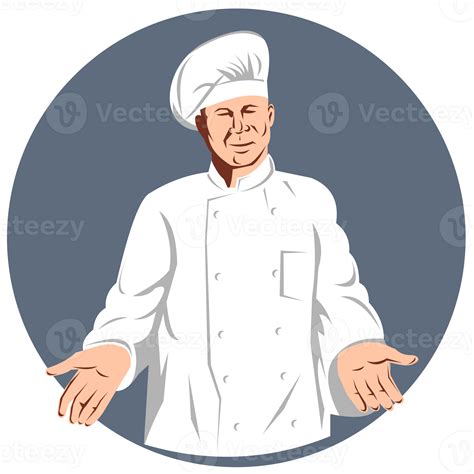 Chef Cook Baker Holding With Arms To Side 13251747 Png