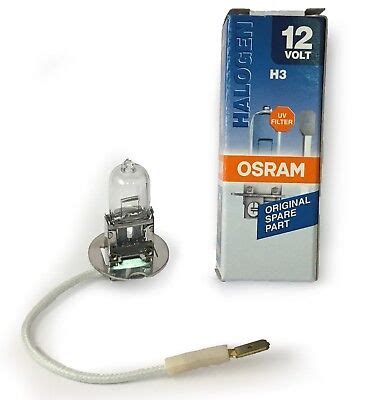 OSRAM H3 12V 55W Original Halogen Headlight Bulbs 64151 Lamp Bulb Clear