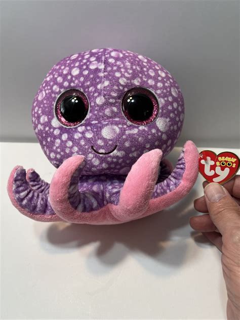 Ty Beanie Boos Legs The Octopus Glitter Eyes Nice Ebay