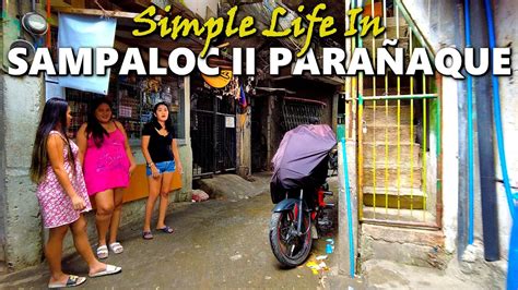 Casual Walk Inside the Narrow Alleys of Sampaloc II Parañaque City