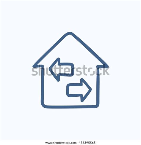 Property Resale Vector Sketch Icon Isolated Stock Vector (Royalty Free ...