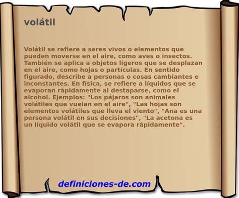 Volátil O Que Significa - O Que Significa A Palavra Volátil - RETOEDU