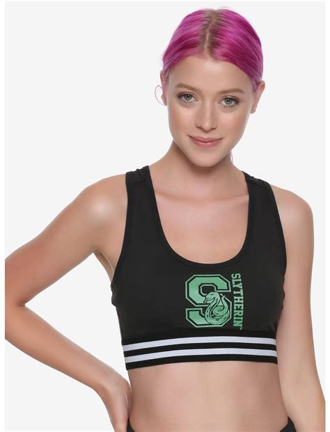 Harry Potter Slytherin Low Impact Sports Bra Hot Topic