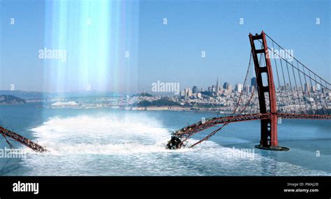 Special Effects In The Film The Core 2003 Stock Photo Alamy