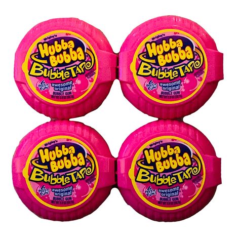 Buy Hubba Bubba Bubble Tape Awesome Original Gum Original Bubble Gum 6 Feet Of Gum Per Roll