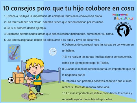 10 consejos para que los niñ s colaboren en casa Imagenes Educativas