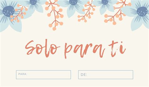 Diseña etiquetas para regalo online gratis con Canva