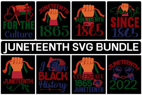 Juneteenth T Shirt Design Bundle Black Bundle Svg Juneteenth Svg Curly