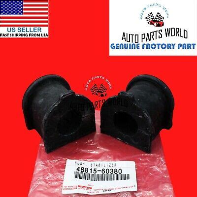 GENUINE TOYOTA 4RUNNER FJ CRUISE FRONT STABILIZER BAR BUSHING SET 48815