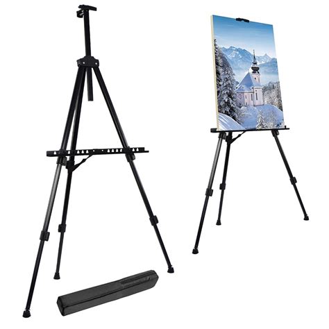 Ktaxon Portable Easel Stand Adjustable Tripod Floor Easel With Bag