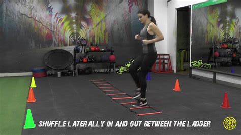 Lateral In And Out Agility Ladder Youtube