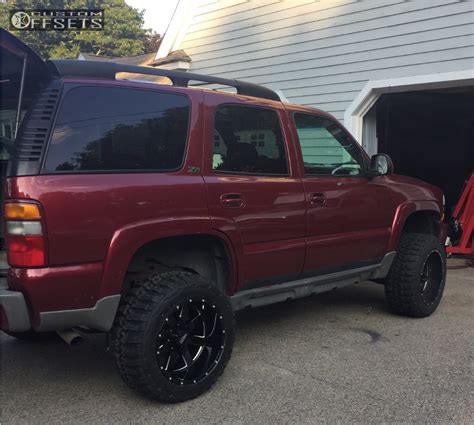 2003 Chevrolet Tahoe Moto Metal Mo962 Rough Country Suspension Lift 6 Custom Offsets