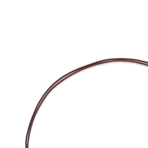 Gold And Brown Cord Flower Necklace Tous Balloon Tous