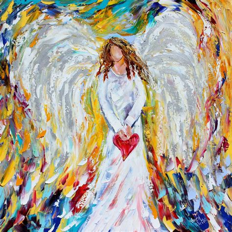 Angel Of My Heart Print Made From Image Of Past Oil Painting