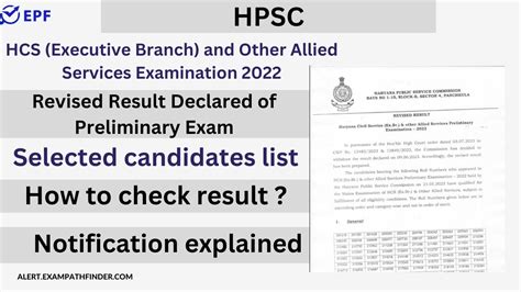 Hpsc Hcs Executive Branch And Other Allied Services Examination