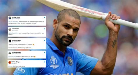 Funny Really Happy Twitter Erupts At Shikhar Dhawan Being